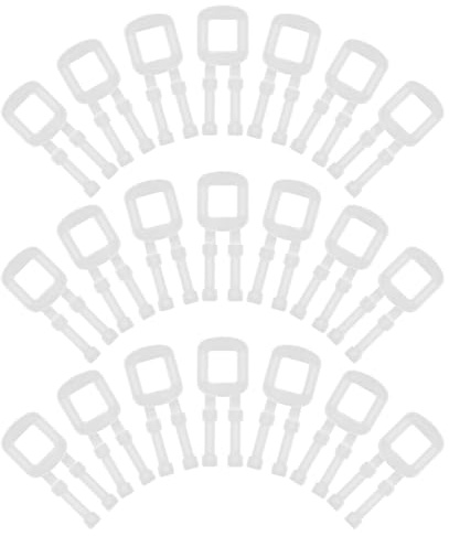 Ciieeo 100 pièces Poignées Transparentes PP pour Cartons de Déménagement Poignées Antidérapantes pour Transport et Expédition Accessoires de Remplacement pour Boîtes Dimensions