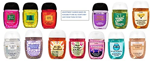 Bath and Body Works Pocketbac Hand Sanitizer Grab Bag Bundle pack of (10) Anti-Bacterial Hand Gels by Bath & Body Works