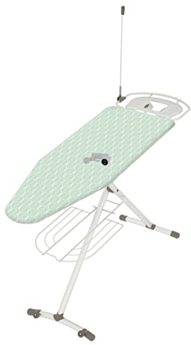 ASSE DA STIRO GIOVE CON ACCESSORI E PIANO 130x44 cm