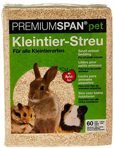 Premiumspan pet Kleintiereinstreu Apfel Aroma 60l - 3,5kg