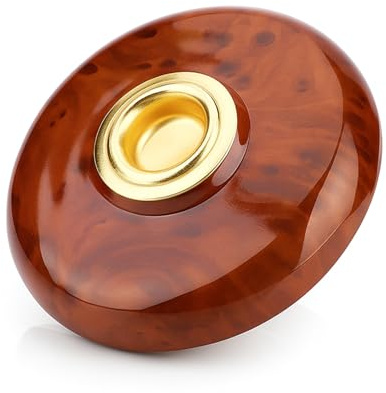 Cello Rest, Rock Stop Cello Endpin Rest Stopper - Anti-Slip Anchor Pad with Hole for Spike Floor Protector(Brown)