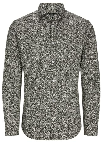 Jprblablackpool Ls Aw24 Sn T-Shirt Stretch, Peat/Fit : Coupe ajustée, M