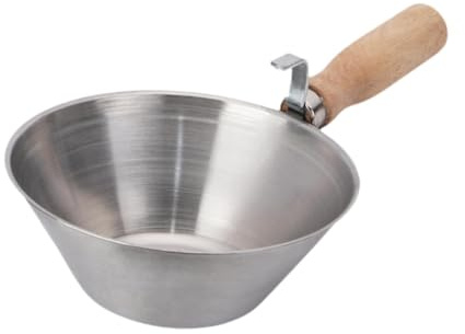 JAYIOLA Cubos de Cemento con Mango de Madera, Versátiles para Albañilería Y Yeso.