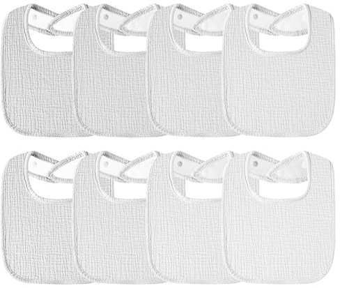 Kewlife present haklapp baby muslin fyrkantig baby halsduk justerbar för pojkar och flickor