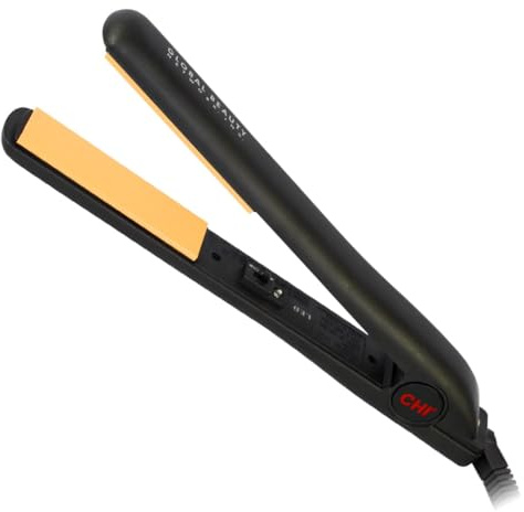 CHI Original 1 Ceramic Hair Straightener Flat Iron for Hair Styling, Advanced Ceramic Technology for Frizz-Free Smooth Shine,Floating Plates for Easy Glide, Analog On/Off Switch,Salon-Quality Results