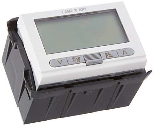 CAME Termostato digitale TA/350 da incasso cover bianca dal design moderno e compatto a batterie programmazione temperatura su tre livelli due profili utente con temperatura selezionabile