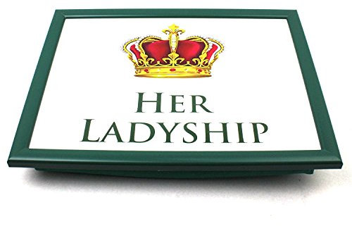 Lap Tray Bean Bag TV Breakfast Bed Student Dinner Laptop Cushion Her Ladyship