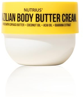 Nutrius Brazilian Body Butter Cream, 6 FL OZ