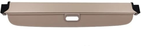 Auto Baule Posteriore Pacco Ripiano,Copertura del vano di carico dell'auto,per BMW X5 E70 2007-2013 Mensola Cappelliera Retrattile Accessori Interni, A/Beige
