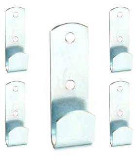 notlok Safety Work - 5X Cintre d'extincteur | Support Mural pour Suspension d'extincteur | Suspension Murale pour extincteurs 4 et 6 kg | Montage Mural pour extincteur, Support Mural pour extincteur