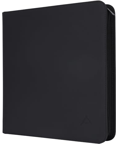 Alteagle 12 Pocket Card Binder, Fits 1008 Trading Cards Side Loading Ringless Card Album for TCG and Sports Cards