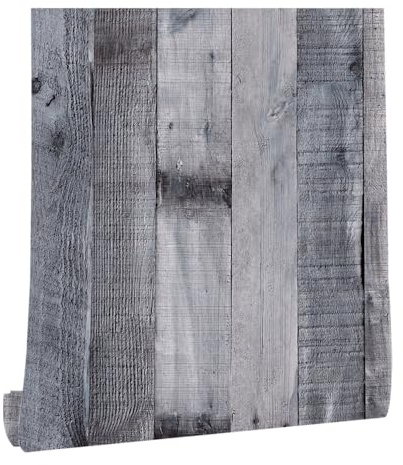 ICYEHAO Vinilo Adhesivo Muebles Madera, 44.5 x 500 cm Papel Pintado Autoadhesivo Madera Papel Tapiz Maderas Vinilo Adhesivo para Muebles,Armarios,Libreria,Sala de Estar, Dormitorio,Baño,Cocina