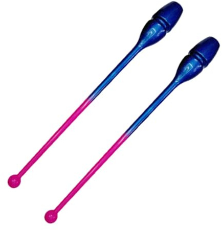 F Fityle Lot de 2 massues de Gymnastique Rythmique connectables de 45 cm, faciles à contrôler, pour l'entraînement et Les compétitions.