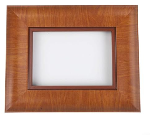 Marco de fotos de madera maciza cuadrado de 7 pulgadas, marco vacío antiguo para pinturas al óleo, bocetos, acuarelas, decoración de pared vintage para el hogar
