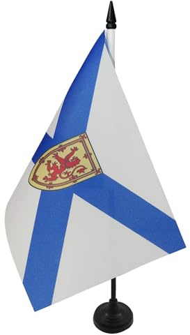 AZ FLAG Bordsflagga Nova Scotia 21x14 cm Novaskotsk 100D Polyester Plastfot