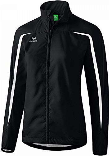 Erima Damen Leichtathletik Laufjacke (8060703), schwarz/weiß, 38