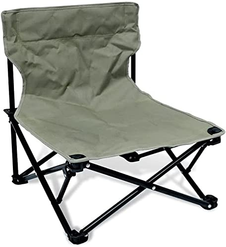 TIYASTUN Chaise de camping pliante – Chaise de plage et de pique-nique pliable à profil bas