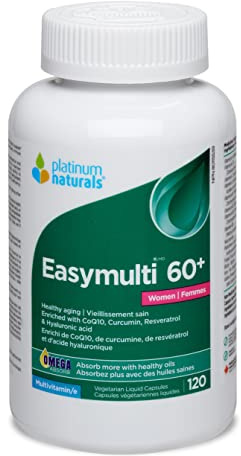 Platinum Naturals Easymulti 60+ for Women 120 Softgels