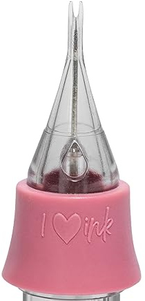 Tina Davies PIXL Cartridge, 1 Round Liner Long Taper Disposable Cartridge for Eyebrows, Lips, Eyelids, and Areolas Suitable for Rotary Machines .25mm 1RL LT, Pack of 10