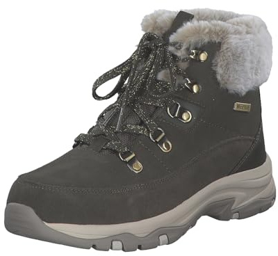 Skechers Trego ankelstövel för kvinnor, Oliv, 39.5 EU