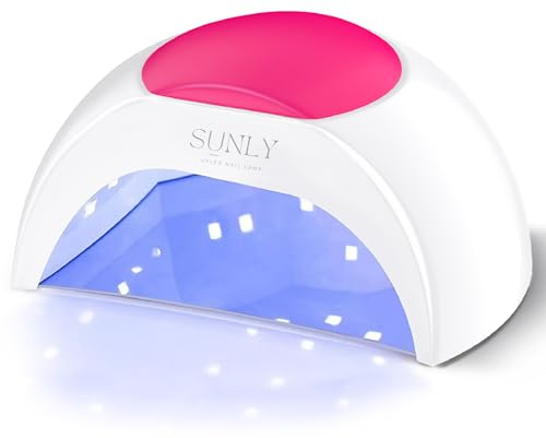 Lampara Uñas Semipermanentes - Lampara UV LED Uñas de Gel, Lampara de Uñas con 4 Temporizadores, Sensor Automático, Secador de Uñas de Gel Para Manicura/Pedicura, Lampara Led Uñas 48w Profesional