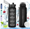 Vikaster große trinkflasche, 1.5l BPA-frei trinkflasche, Trinkflasche Fahrrad, Auslaufsicher, Trinkflasche Kohlensäure Geeignet, Trinkflasche sport für Fahrrad, Fitness, Outdoor