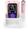 ANBEISTEE Professionale Ricaricabile 45000 RPM Fresa per Unghie, Controllo Touch Screen, 15h Batteria Elettrica Portatile Nail File Kit per Manicure/Pedicure/Shaping/Carving/Lucidatura, Rosa