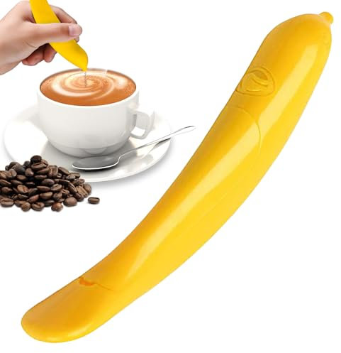 Penna da caffè elettrica, portatile, elettrica, per latte, multiuso, per decorare torte e caffè, riutilizzabili, per casa, ristoranti, negozi