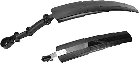 QANYEGN Juego de guardabarros para bicicleta, guardabarros para bicicleta de montaña al aire Libren, juego de guardabarros delantero y trasero de plástico para piezas de bicicleta