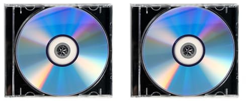CHICAMPERA Discos CD-r Vírgenes Grabables 700mb 80 Minutos, 2 Unidades con Estuche para Grabación de Música, Video y Datos, Alta Compatibilidad para Estudios, Hogar y Oficina