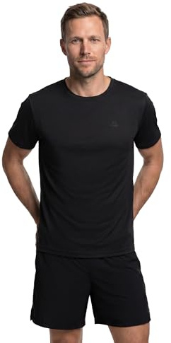 DANISH ENDURANCE Mesh Gym T-shirt för Män, Lätt, Lutresistent, 1 & 2-pack | Mesh sport t-shirt, lätt, andningsbar och luktreducerande, för löpning och träning i varmt väder