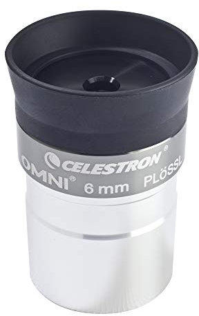 Celestron 93317 Omni Series 1.25 inch / 6mm Eyepiece, Black/Silver