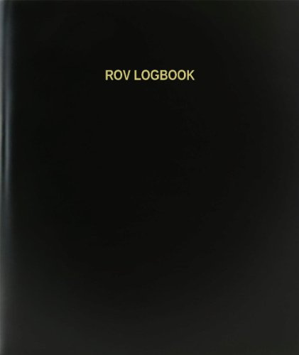 BookFactory Rov Logbook - 120 Page, 8.5''x11'', Black Hardbound (XLog-120-7CS-A-L-Black(Rov Logbook))