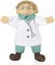 Sterntaler 3602031 Handpuppe Arzt, Ideal für Puppentheater und Rollenspiele, 28 x 27 x 10 cm, Mehrfarbig