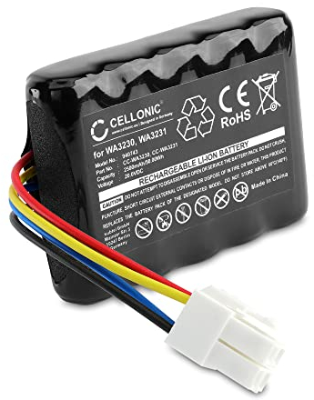 CELLONIC Akku kompatibel mit Worx Landroid S300, WR105SI, Landroid S Basic, WR106SI, WR102SI, Landroid S500i, WR101SI, Landroid S500i (WA3230, WA3231, 50032492) 20.0v 2500mAh