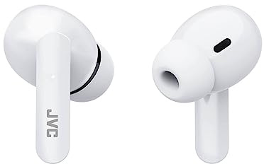 JVC HA-B5T True Wireless Bluetooth Earbuds, 12 hours battery (White)