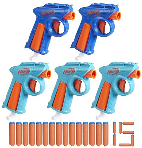 Nerf N Series Party Pack, Includes 5 N Series Flex Blasters, 15 N1 Darts Compatible Only N Series Blasters, Ages 8+ (Amazon Exclusive)