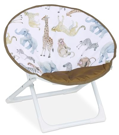 Relaxdays Moon Chair, Poltroncina Pieghevole Ultraleggera per Camera dei Bambini, Sedia per Interni e Esterni, Colorata