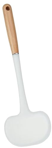 Cooking Spatula, Silicone Spatulas for Nonstick, Cookware Long Handle, Flipper Kitchen Utensils for Egg, Pancake, Fish, BBQ, Meat, Burger, Pots, Pans, Grill, Baking, Cooking, 12.6x4.21 Inches