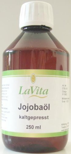 Lavita Jojobaöl, 250ml, Natürlich, Unparfümiert, Körperpflegemittel, Öl, Erwachsene, Unisex