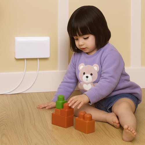 Clippasafe Electrical Plug Socket Protector - White (2 Pack)