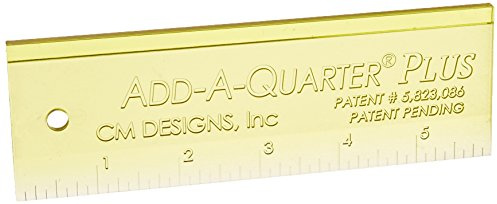 CM Designs Ruler 6 Add-A-Quarter Plus, Cotton