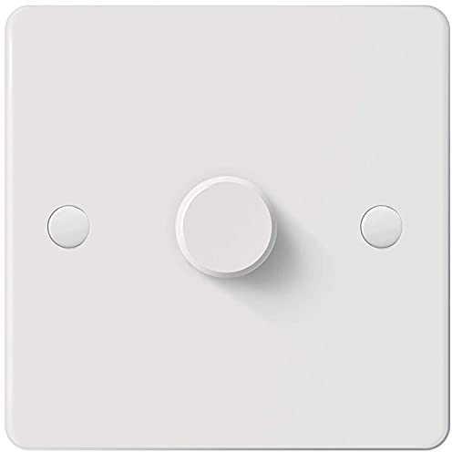 Candeo Zigbee Smart Rotary Dimmer Switch | Compatible with SmartThings, Hubitat & Home Assistant | LED & Incandescent Bulbs | Voice Control via Alexa & Google Assistant | No Neutral Wire Required