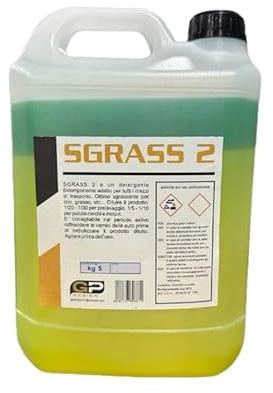 SGRASS 2 DA 5 KG MULTIUSO BI COMPONENTE SGRASSANTE LAVA MOTORI OFFICINE LAVAGGIO