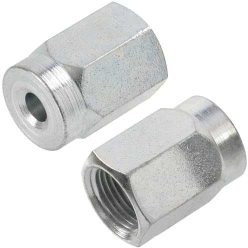 AERZETIX - C74381 - Juego de 2 Tuercas-racores macho M12x1 para manguera de freno - diámetro interior 5mm