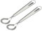 WeddHuis Ensemble de 2 Fouets Cuisine Acier Inoxydable,Mini Cuisine,Durable,Design Ergonomique,à Spirale,Petit,Batteur Manuel,Patisserie,Outil de Cuisine Polyvalent pour Mélanger et