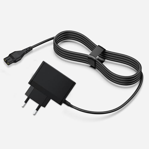 6V Fensterreiniger Netzteil Ladegerät Fenster Staubsauger Ladekabel Kompatibel mit Vileda Windomatic Power Fenster Staubsauger