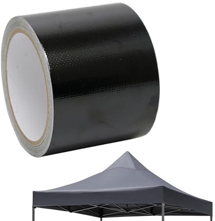 Generico Nastro Riparazione Tende - Nastro Impermeabile Telone,Patch Resistente Raggi UV per Camion Vele Attrezzatura Campeggio Tappeti Elastici Tende Tappezzeria