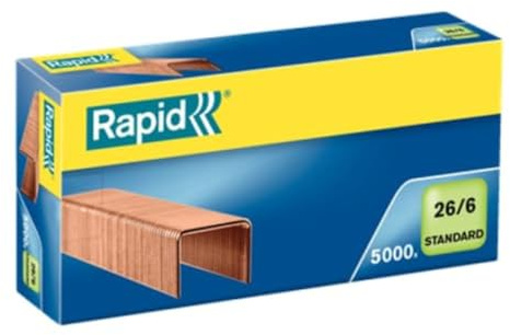 Rapid Standard häftklamrar 26/6 x 5 000