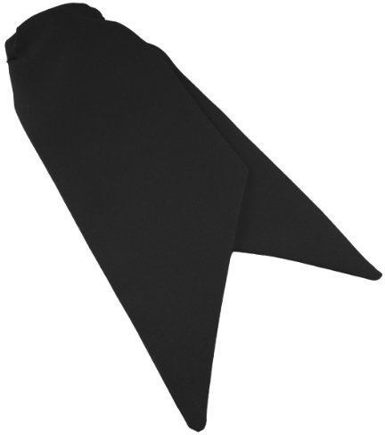 Great British Tie Club Ladies Clip On Cravat (Black)